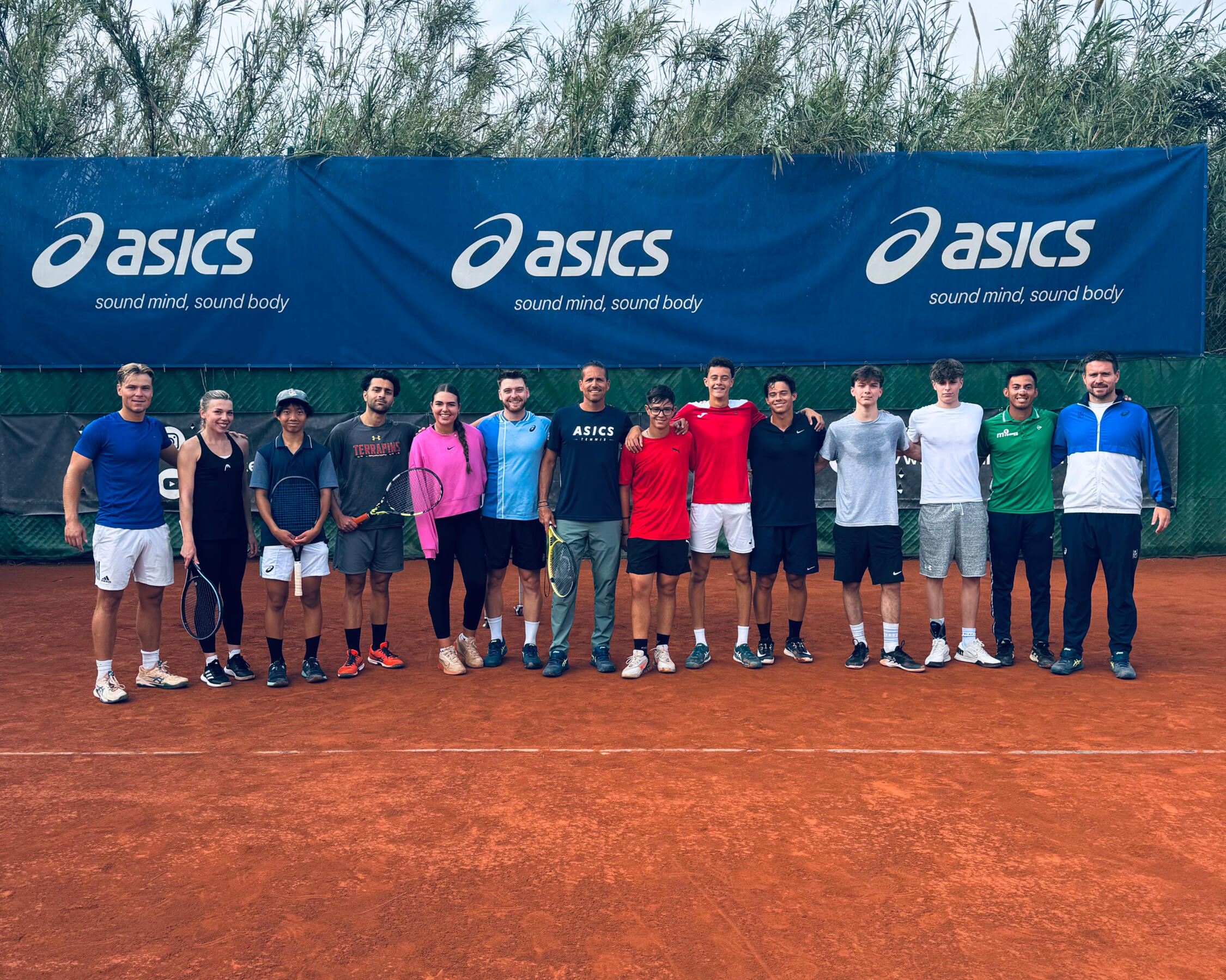 Coach of Juniors Players of Different Nationalities